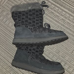 Women's Sketchers Gray Winter Boots